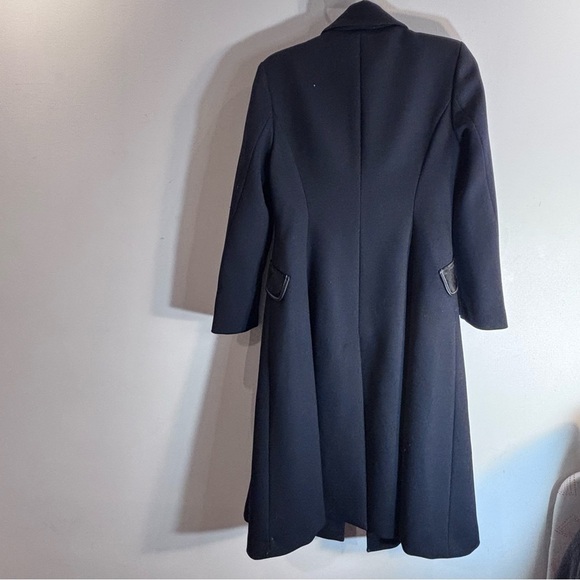 THE UPSIDE Sz M (estimated) Fit & Flare Western Inspired Wool Blend Maxi Coat - Picture 7 of 16